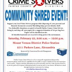 Information and Tips – Document Shred Event at Mount Vernon Station